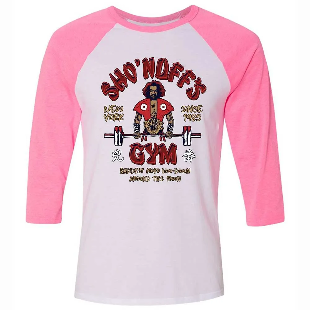 Sho'nuff's Gym - White/Neon Pink - 12