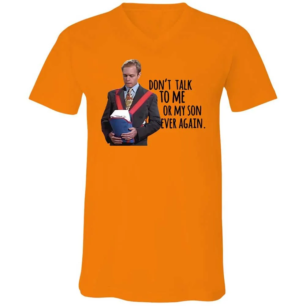 Unisex V-Neck T-Shirt - DSAX56PH - Orange - 7