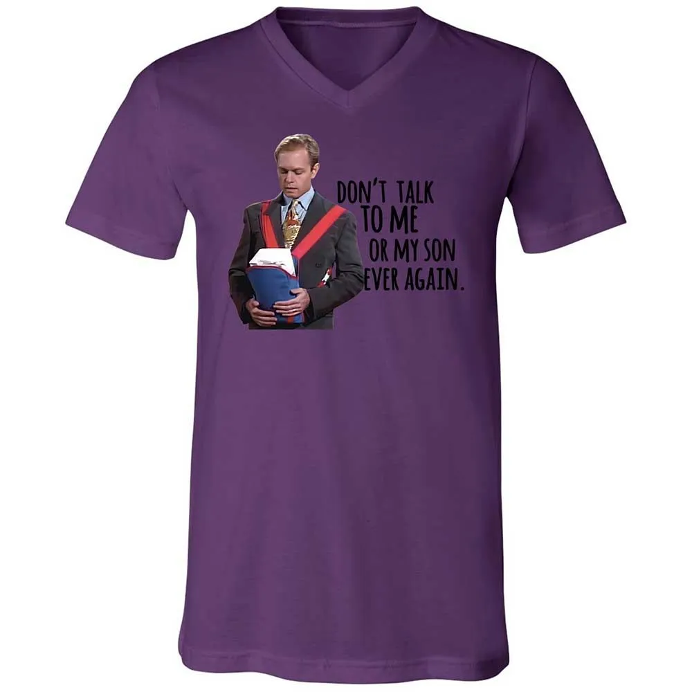 Unisex V-Neck T-Shirt - DSAX56PH - Team Purple - 10