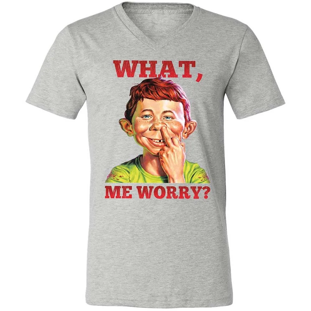 Unisex V-Neck T-Shirt - TX5KPFR3 - Athletic Heather - 2