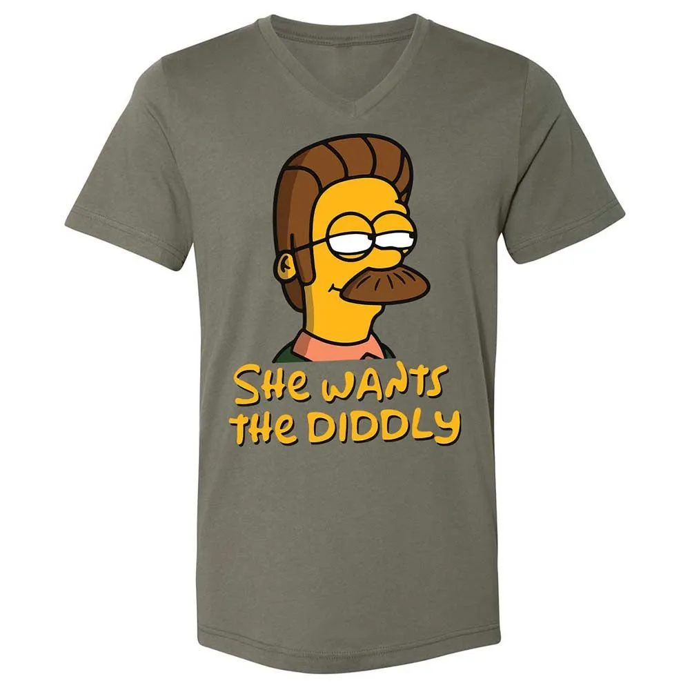 She Wants The Diddly - Military Green - 15