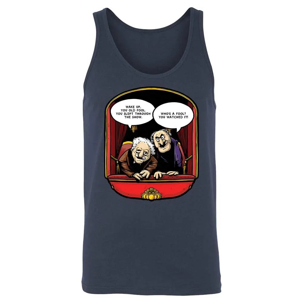 Statler and Waldorf (Wake Up) - Navy - 8