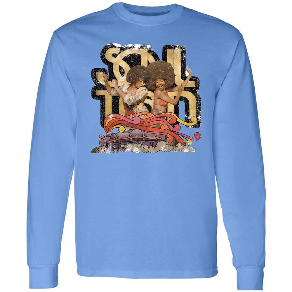 Retro Soul Train Dance Vibes - Carolina Blue - 5