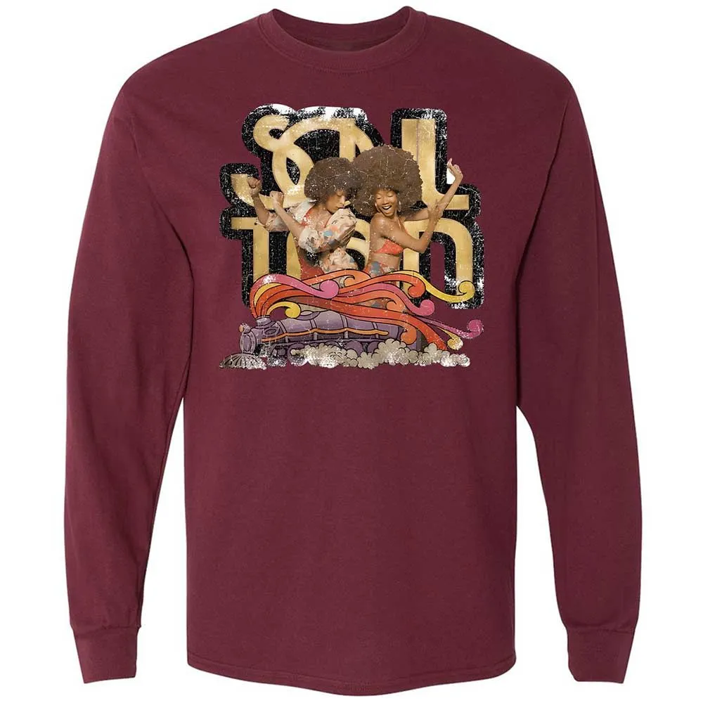 Retro Soul Train Dance Vibes - Maroon - 16