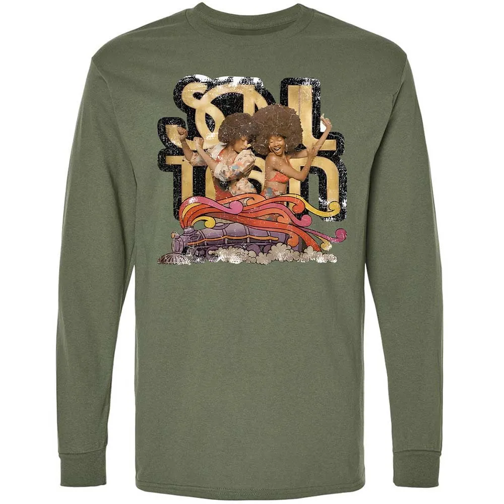 Retro Soul Train Dance Vibes - Military Green - 19