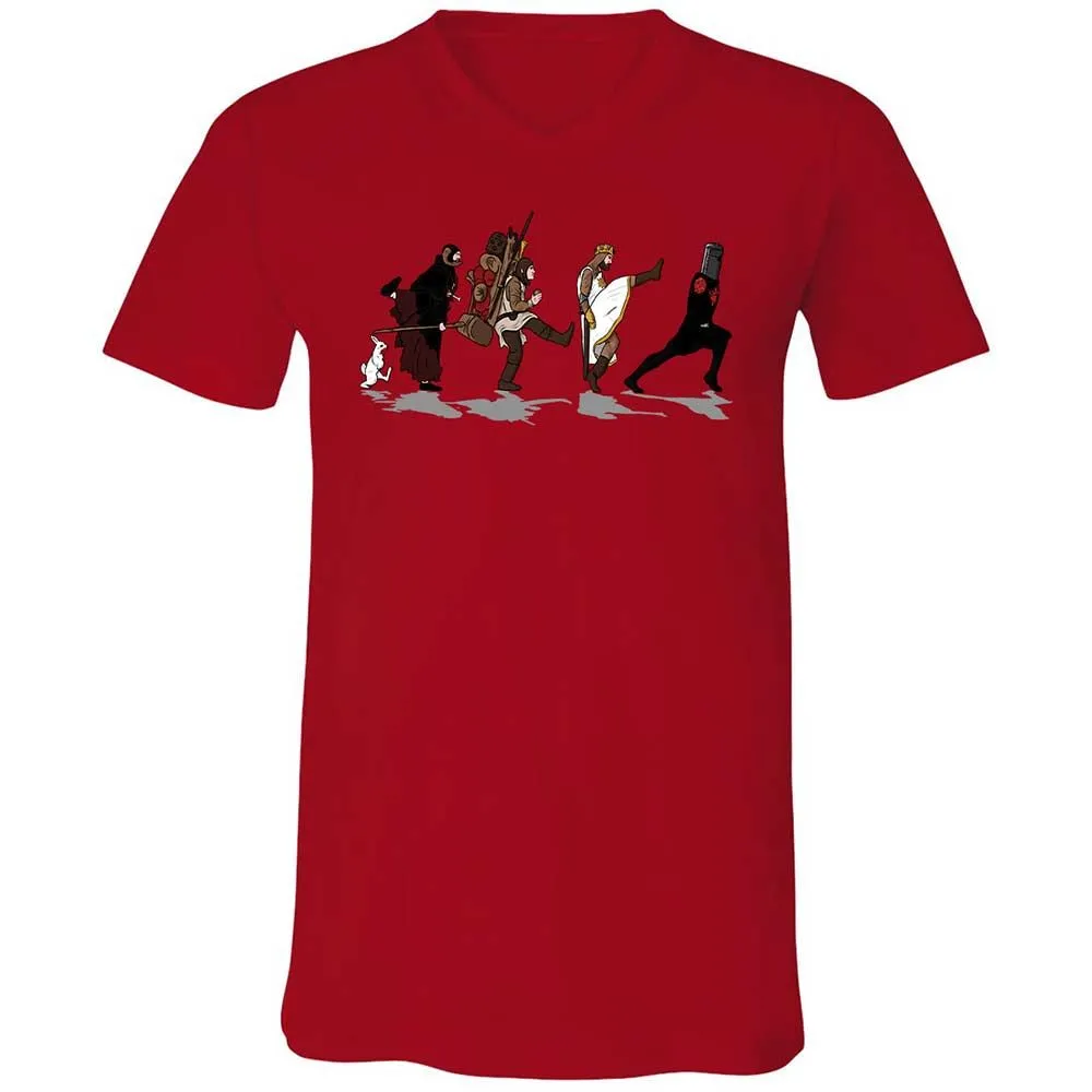 Unisex V-Neck T-Shirt - ER734AUC - Red - 5