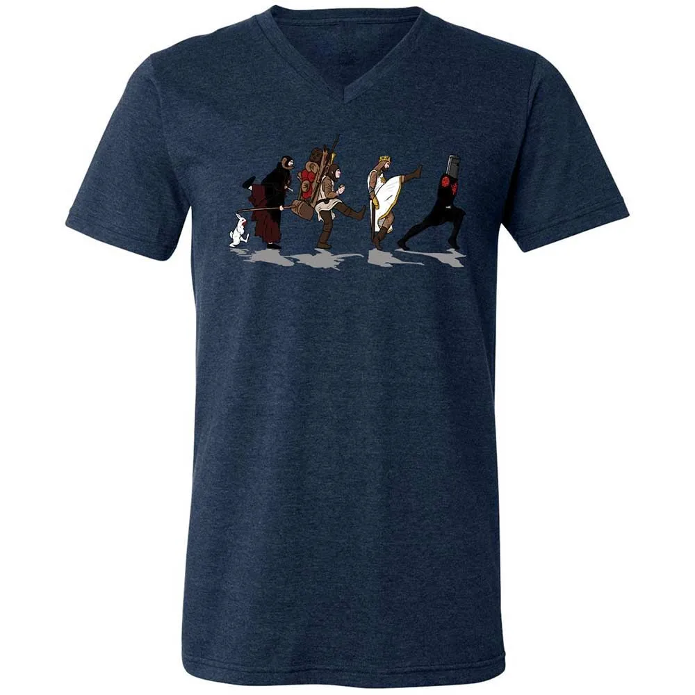 Unisex V-Neck T-Shirt - ER734AUC - Heather Navy - 13