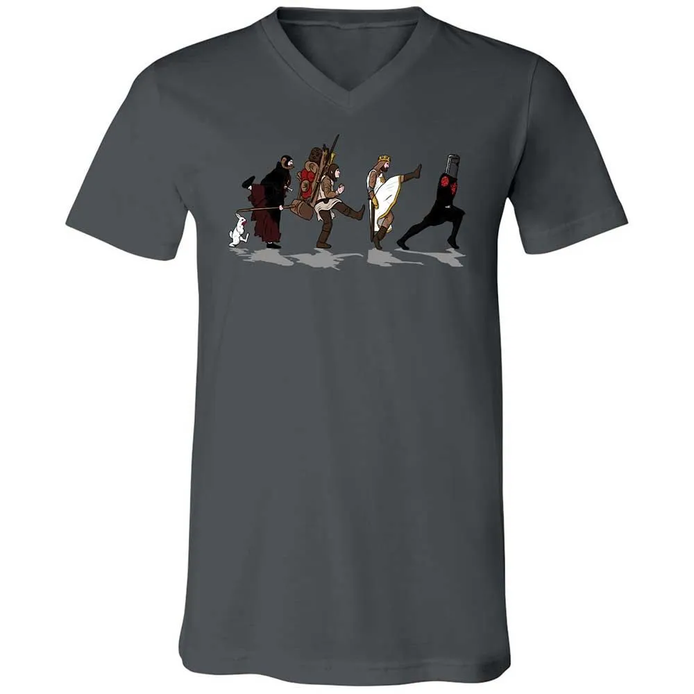 Unisex V-Neck T-Shirt - ER734AUC - Asphalt - 16
