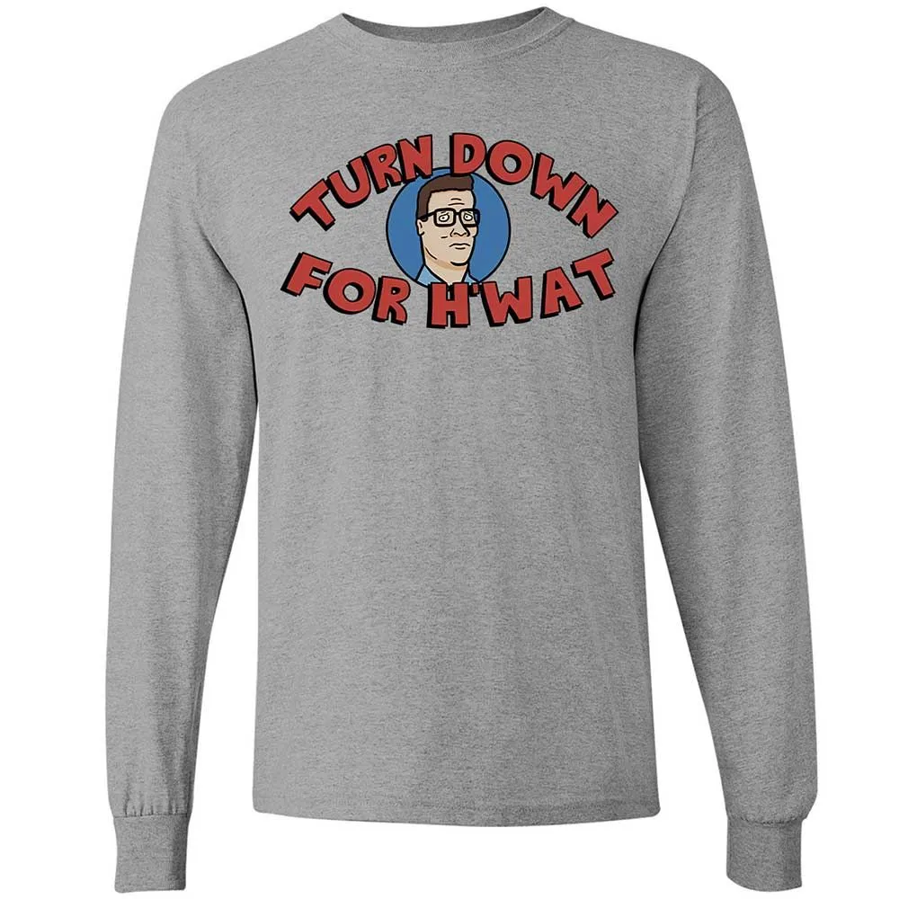 Turn Down For H'wat - Sport Grey - 3