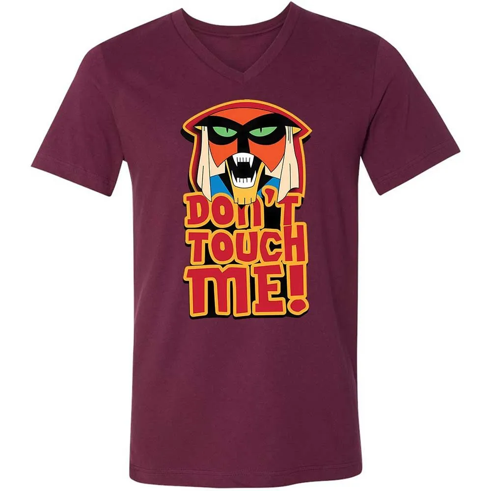Unisex V-Neck T-Shirt - 8Y1LJLVJ - Maroon - 14