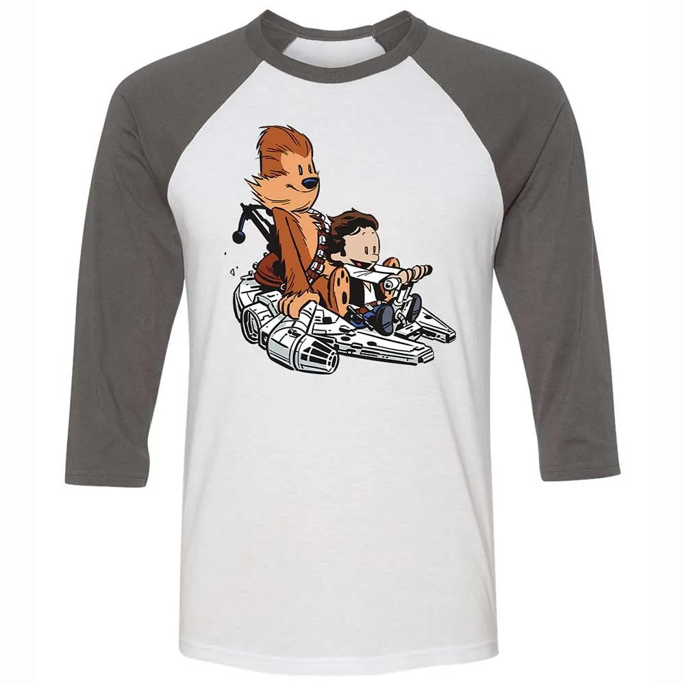 Han and Chewie - White/Asphalt - 2