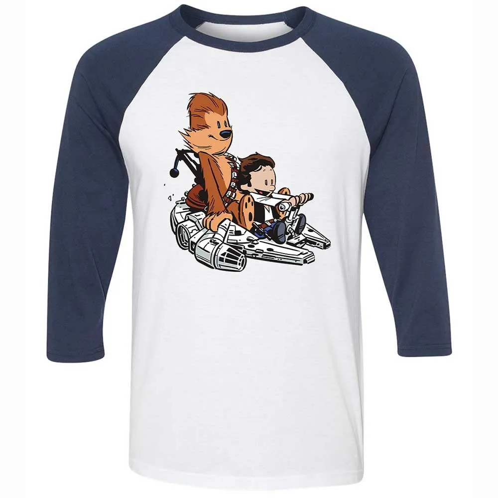 Han and Chewie - White/Navy - 8