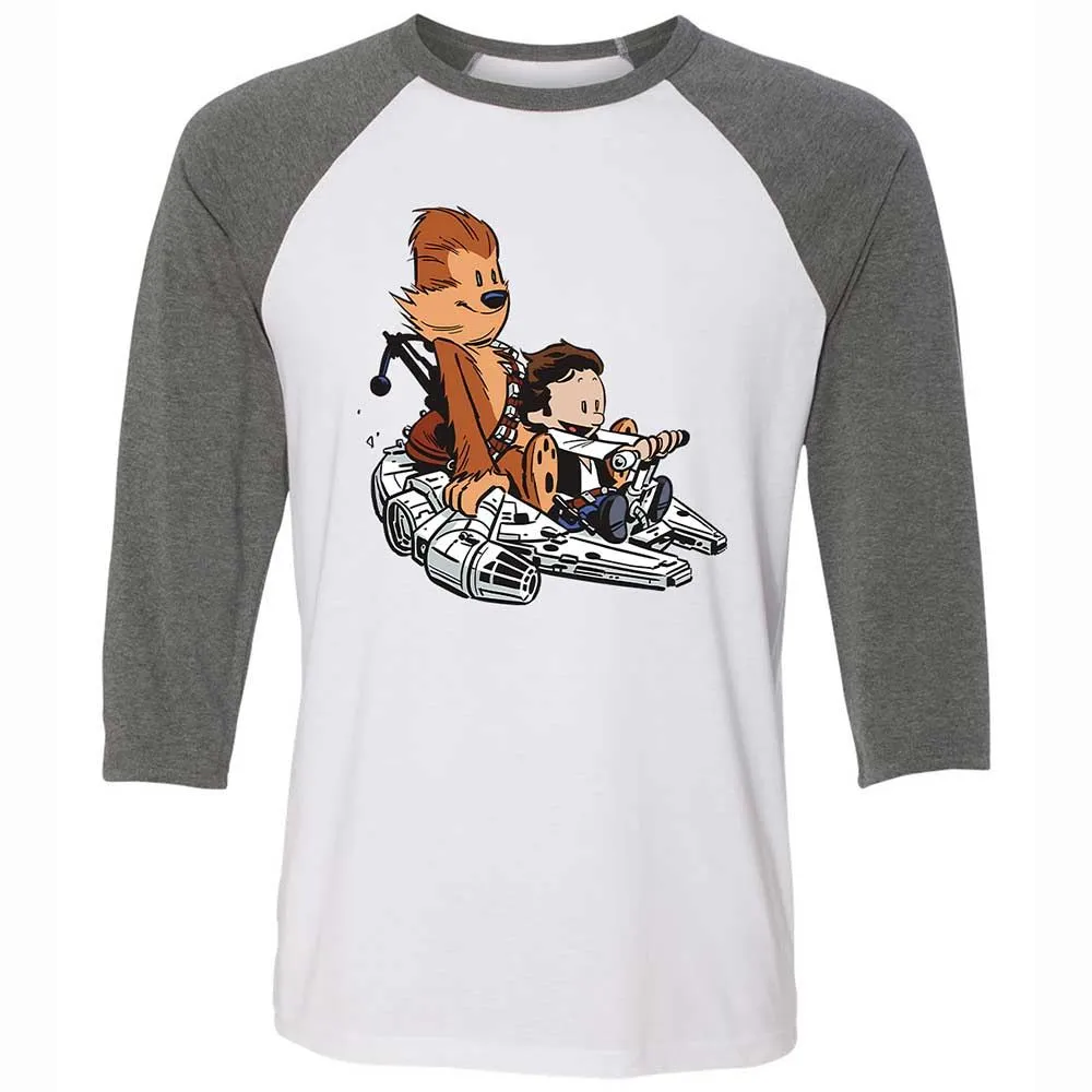 Han and Chewie - White/Deep Heather - 11