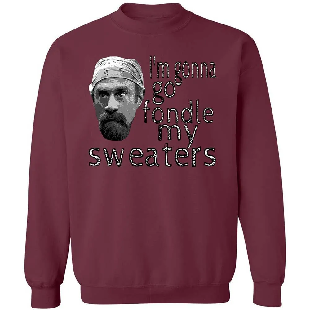 Fondle my sweaters - Maroon - 20