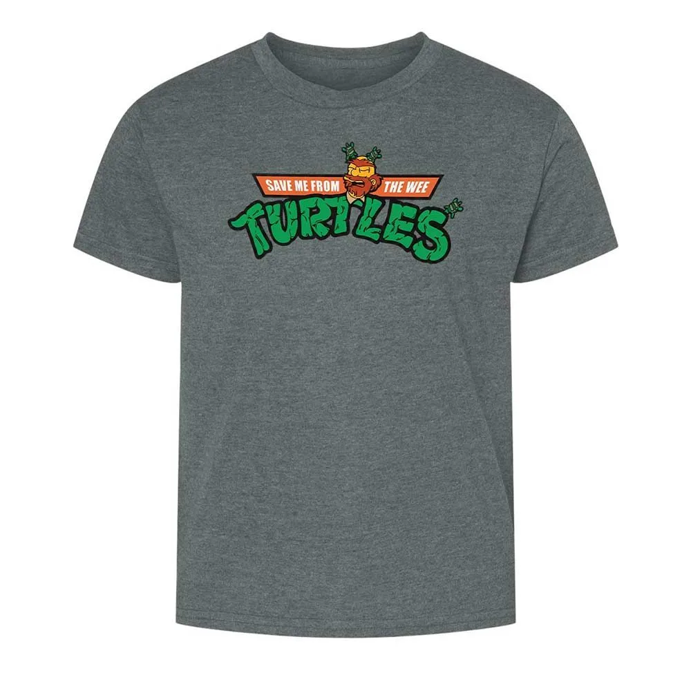 Save Me From The Wee Turtles - Dark Heather - 16