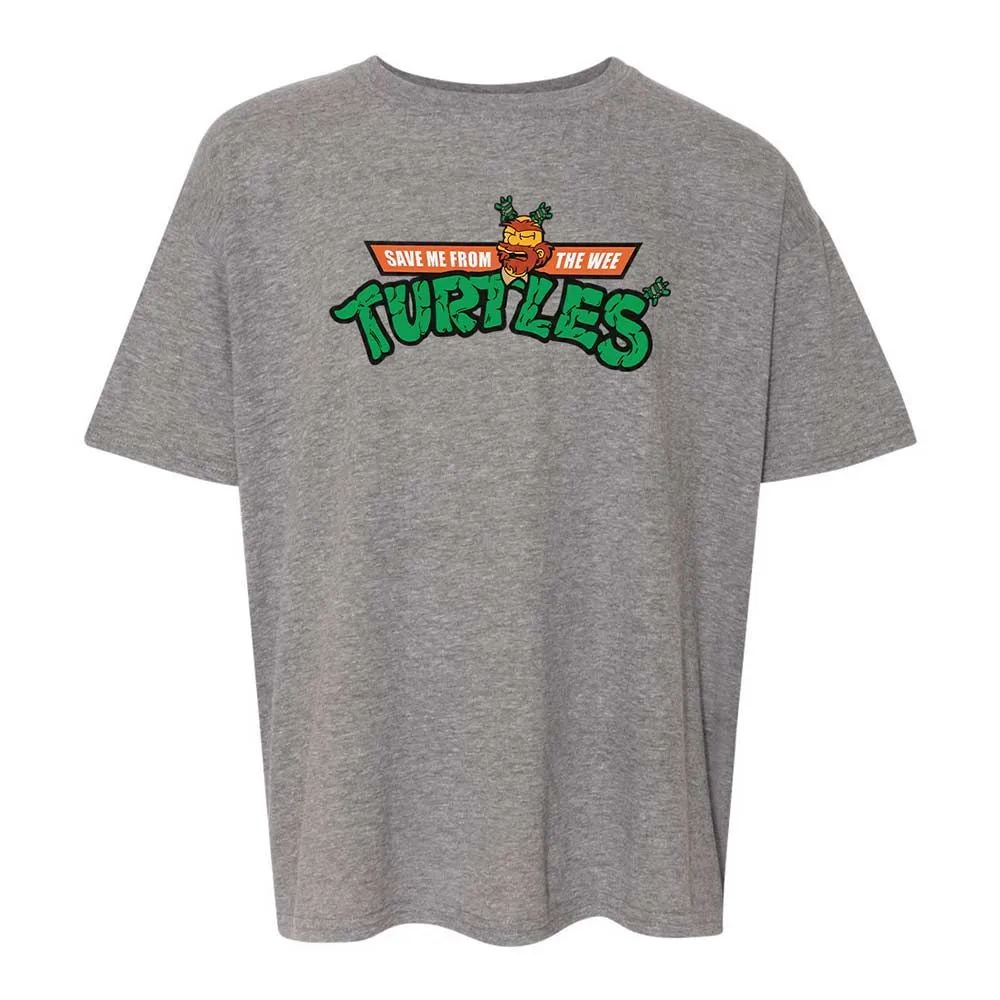 Save Me From The Wee Turtles - Graphite Heather - 18
