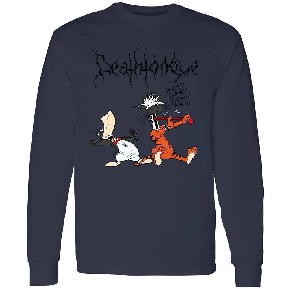 Long Sleeve T-Shirt - T8KKJ5UF - Navy - 13