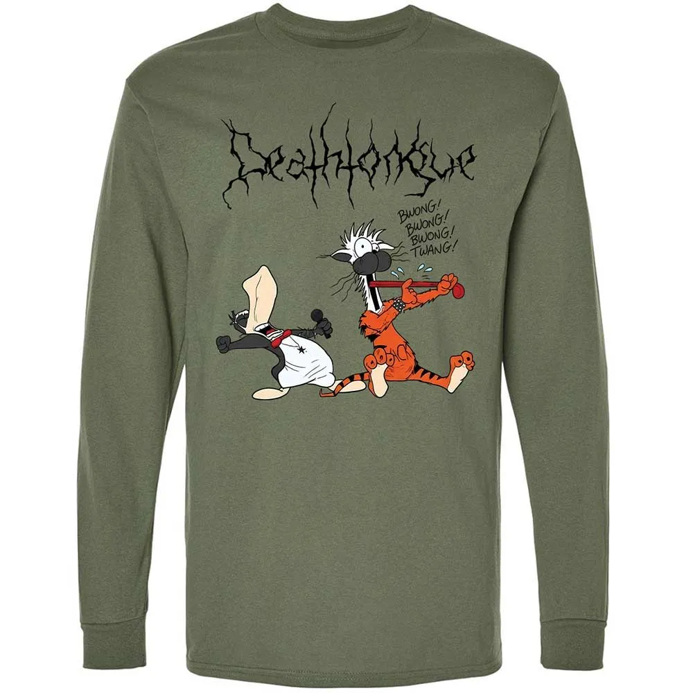 Long Sleeve T-Shirt - T8KKJ5UF - Military Green - 19
