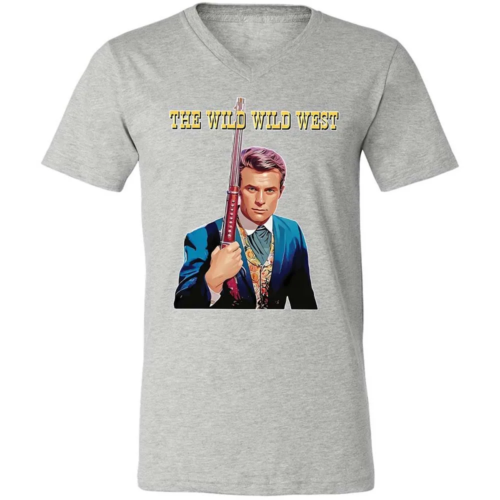 Unisex V-Neck T-Shirt - SCX542QR - Athletic Heather - 2