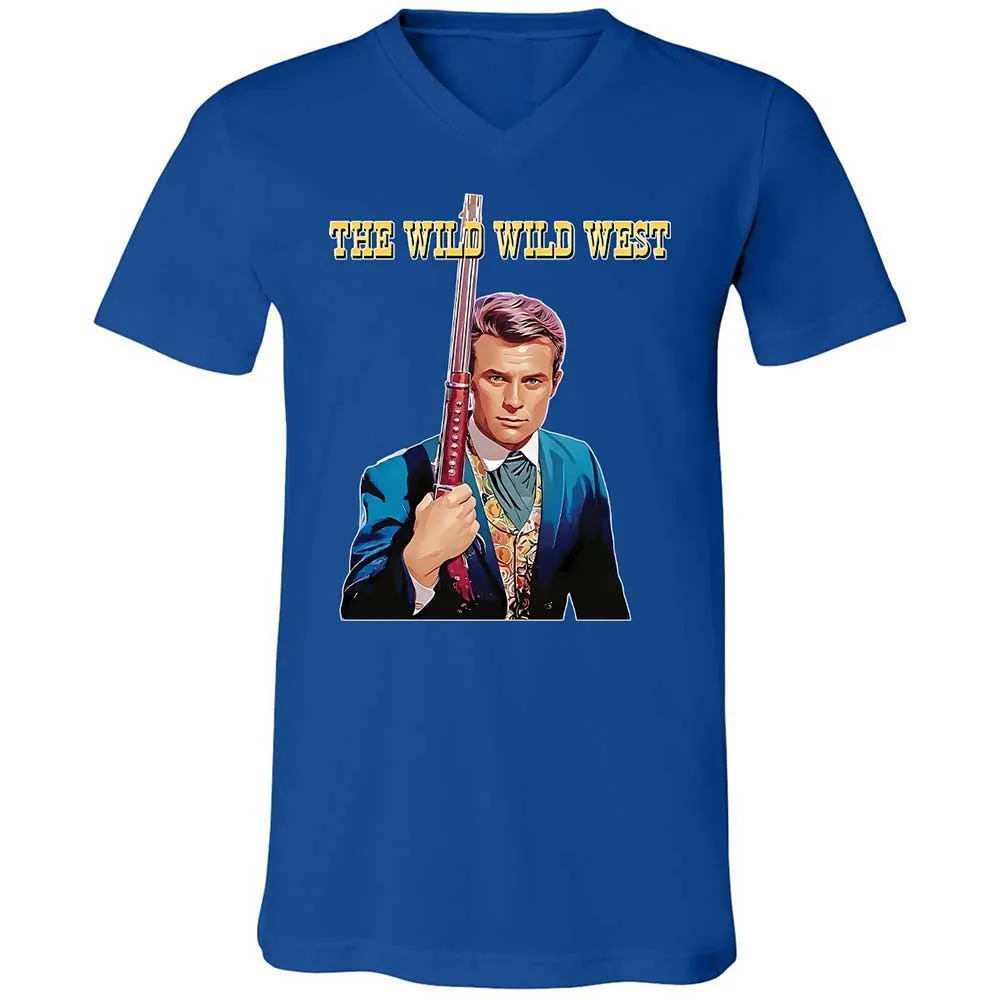 Unisex V-Neck T-Shirt - SCX542QR - True Royal - 3