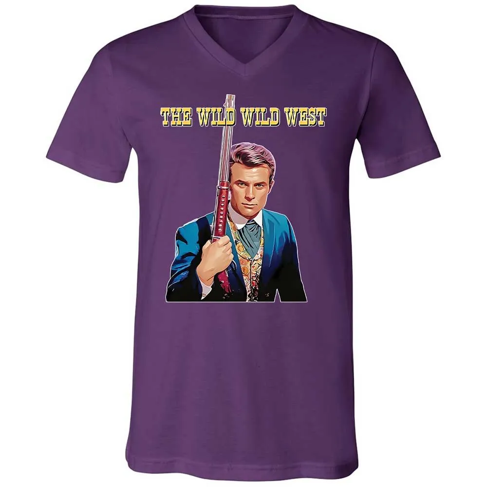 Unisex V-Neck T-Shirt - SCX542QR - Team Purple - 10