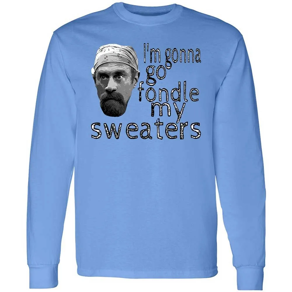 Fondle my sweaters - Carolina Blue - 5