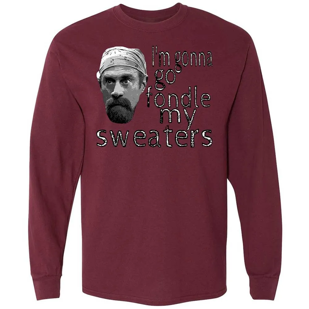 Fondle my sweaters - Maroon - 16
