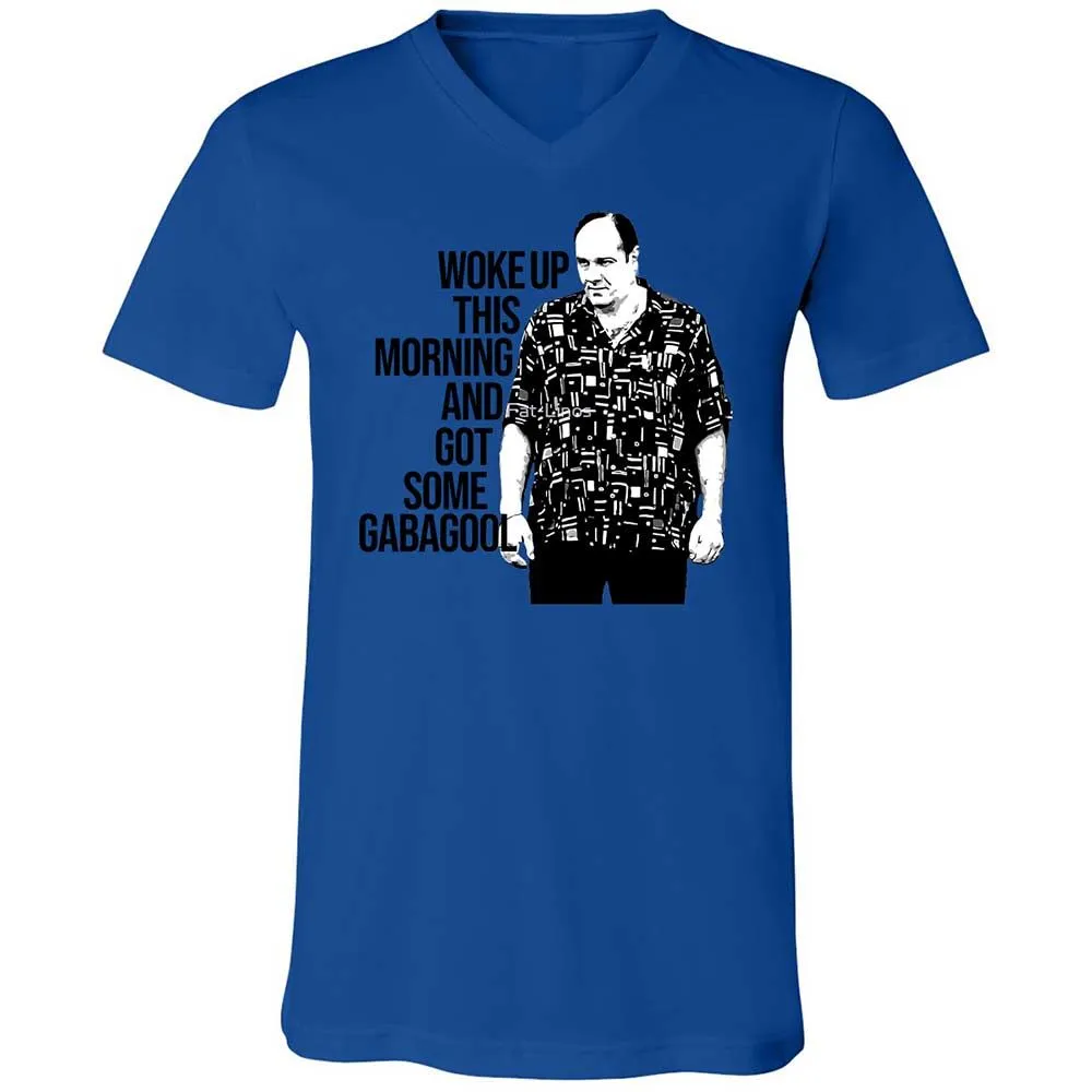 Unisex V-Neck T-Shirt - MNQF1C4G - True Royal - 3