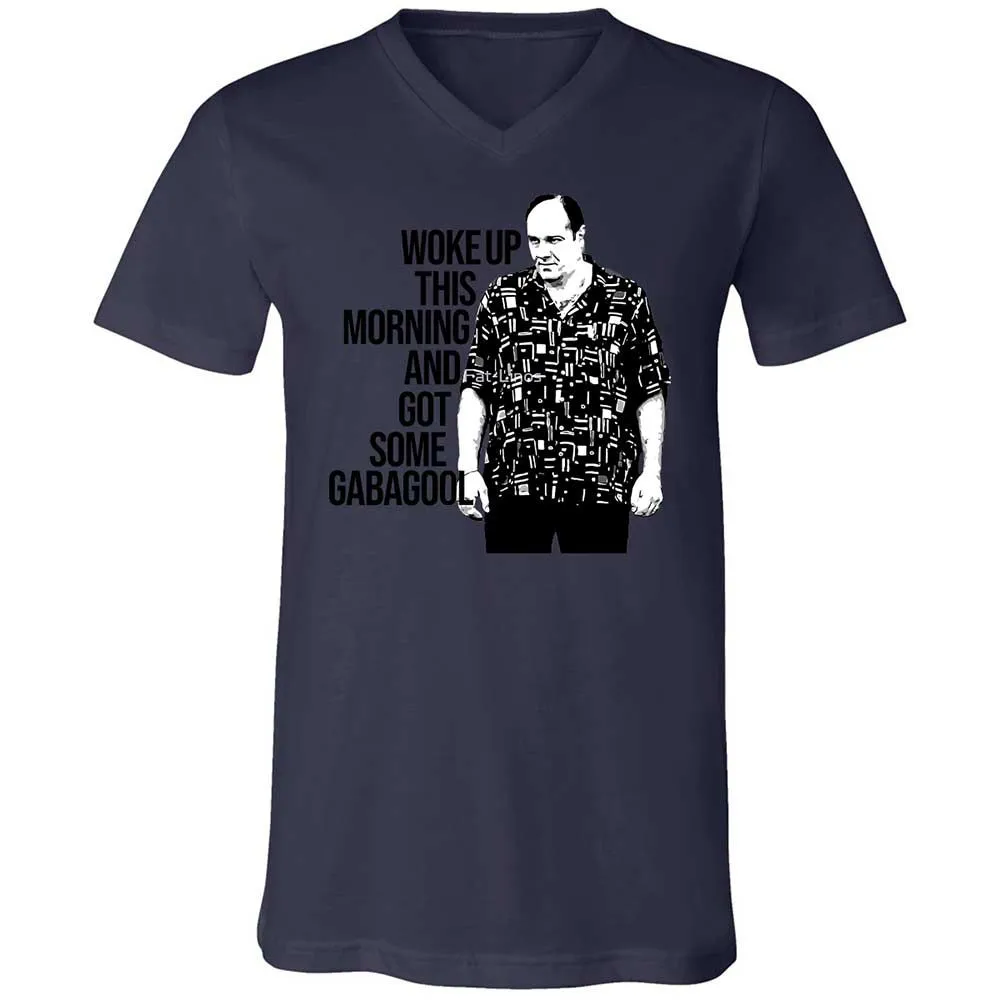 Unisex V-Neck T-Shirt - MNQF1C4G - Navy - 12