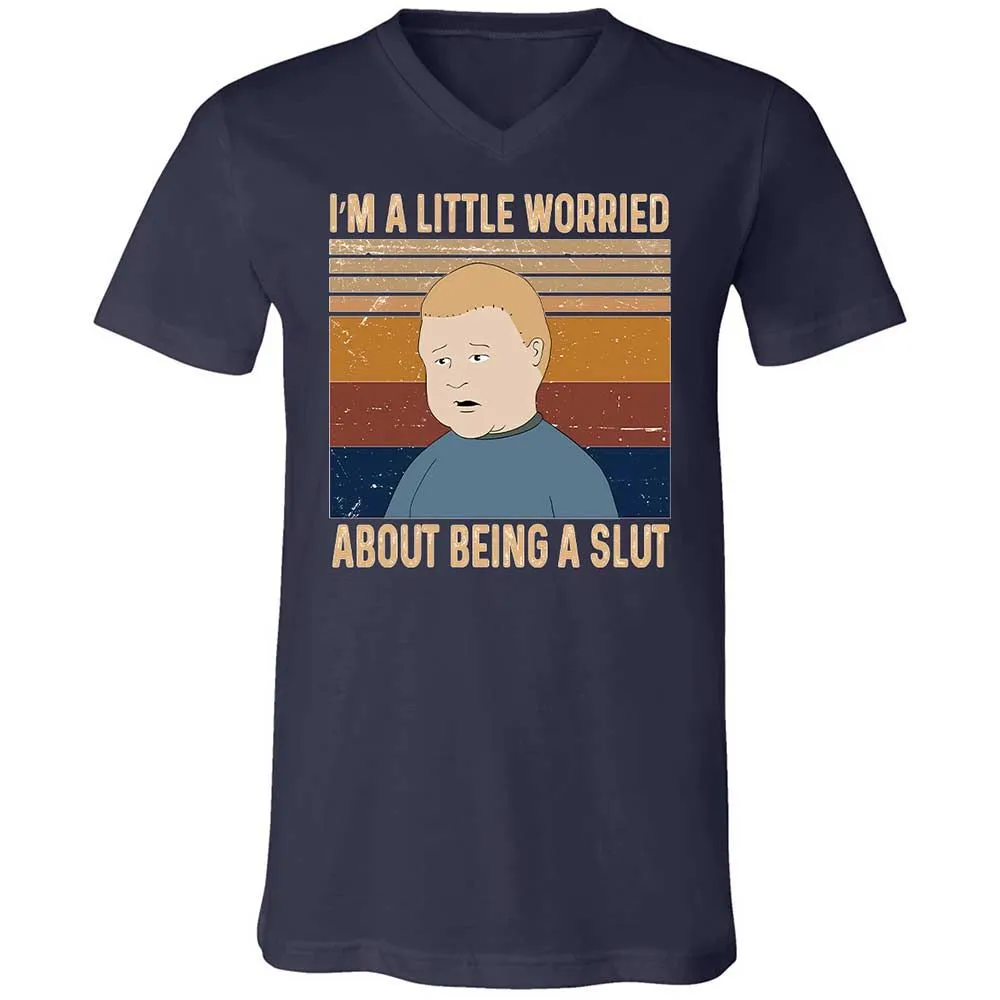 I'm a Little Worried About Being a Slut - Navy - 12