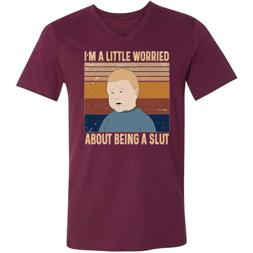 I'm a Little Worried About Being a Slut - Maroon - 14