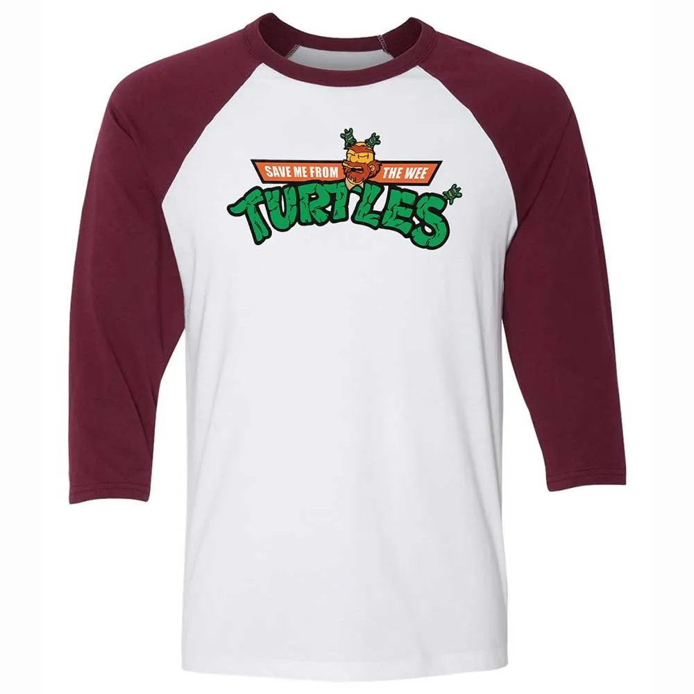 Save Me From The Wee Turtles - White/Maroon - 7