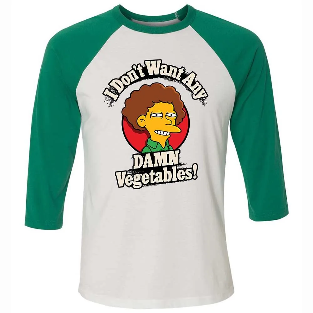 I Don't Want Any Damn Vegetables! - White/Kelly - 6