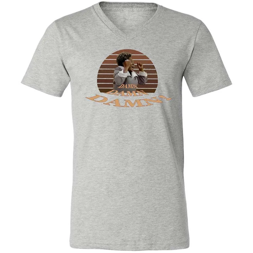 Unisex V-Neck T-Shirt - WFFFZ6DF - Athletic Heather - 2