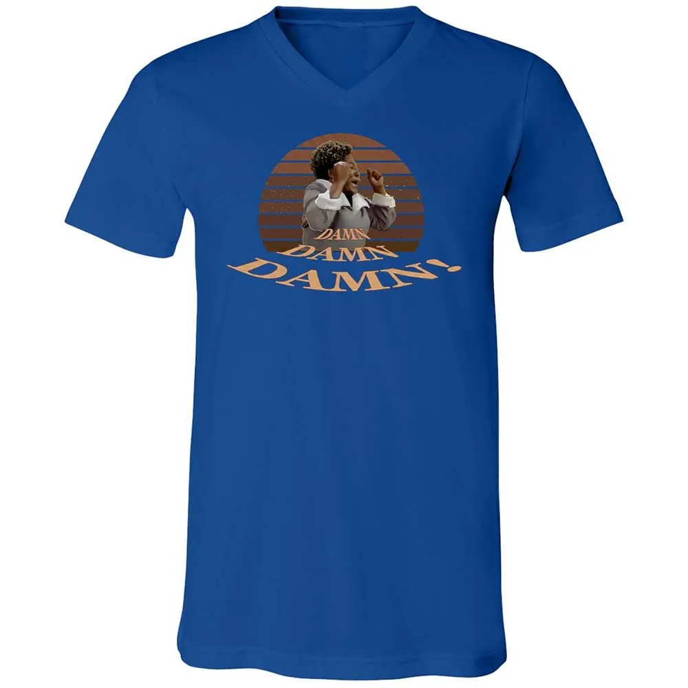 Unisex V-Neck T-Shirt - WFFFZ6DF - True Royal - 3