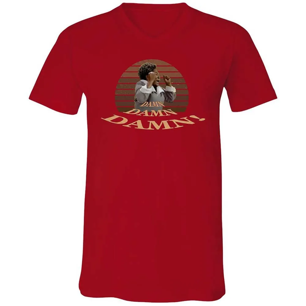 Unisex V-Neck T-Shirt - WFFFZ6DF - Red - 5