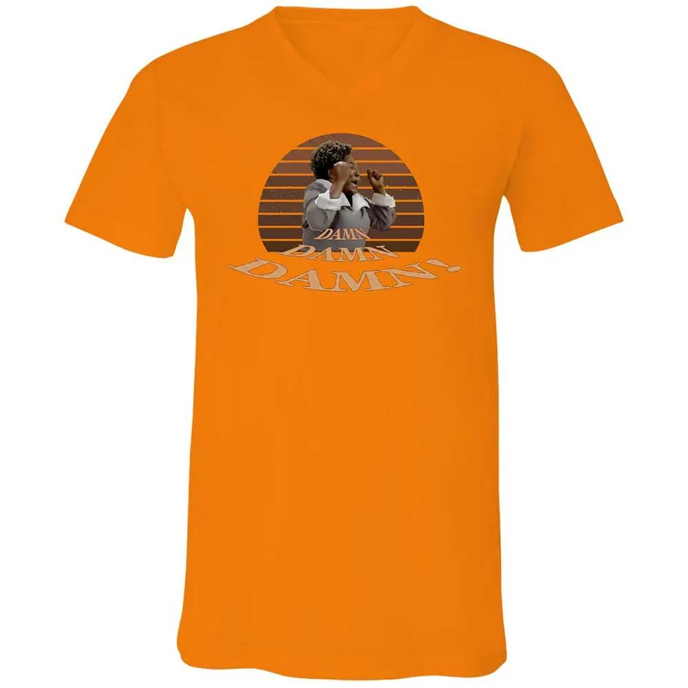 Unisex V-Neck T-Shirt - WFFFZ6DF - Orange - 7