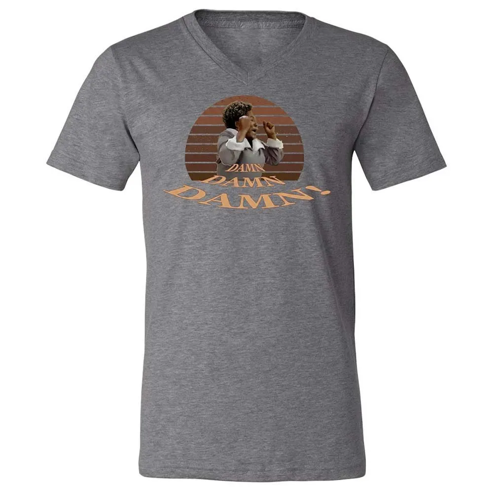 Unisex V-Neck T-Shirt - WFFFZ6DF - Deep Heather - 9