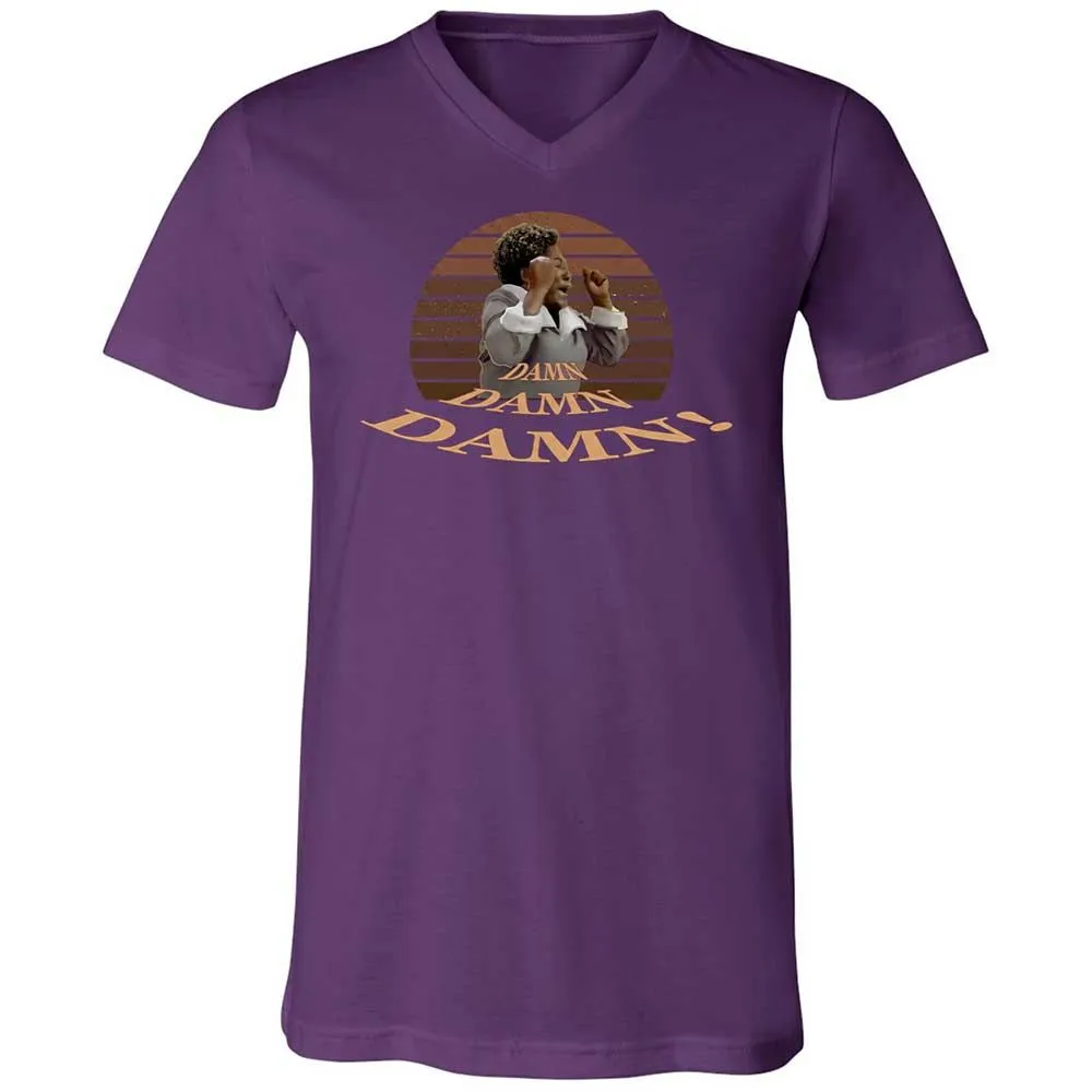 Unisex V-Neck T-Shirt - WFFFZ6DF - Team Purple - 10