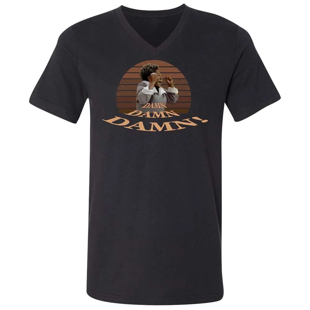 Unisex V-Neck T-Shirt - WFFFZ6DF - Black - 11