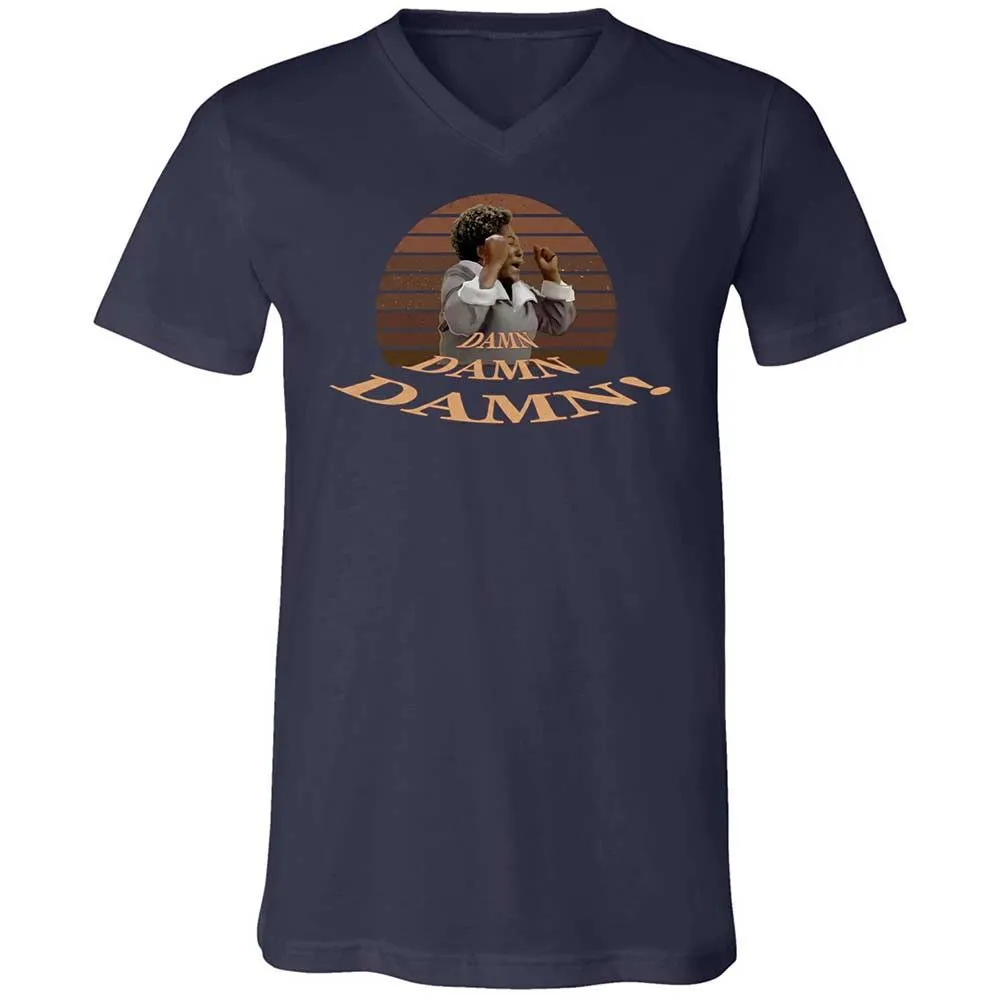 Unisex V-Neck T-Shirt - WFFFZ6DF - Navy - 12