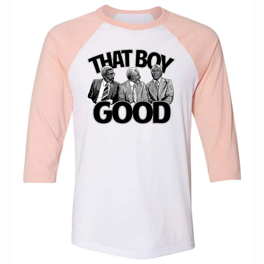 That boy good - White/Heather Peach - 5