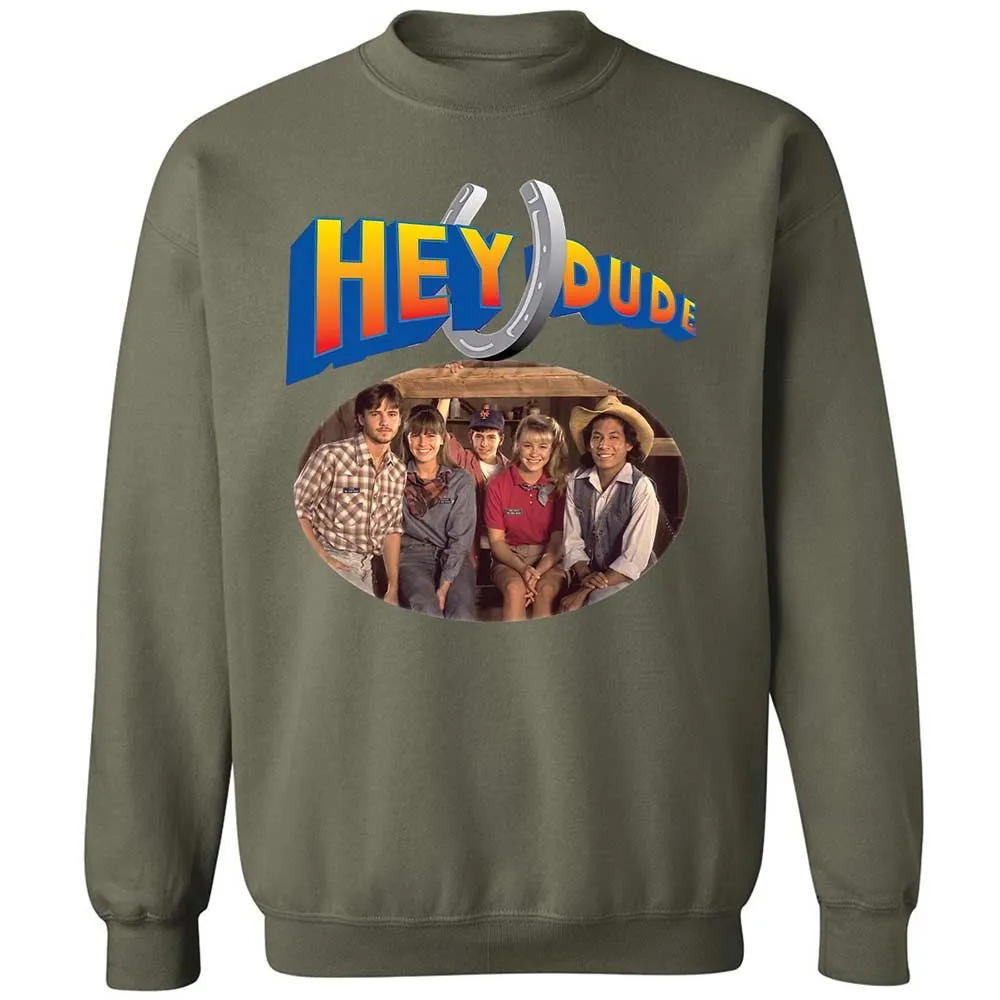 Classic Unisex Sweatshirt - 7FER4LST - Military Green - 21