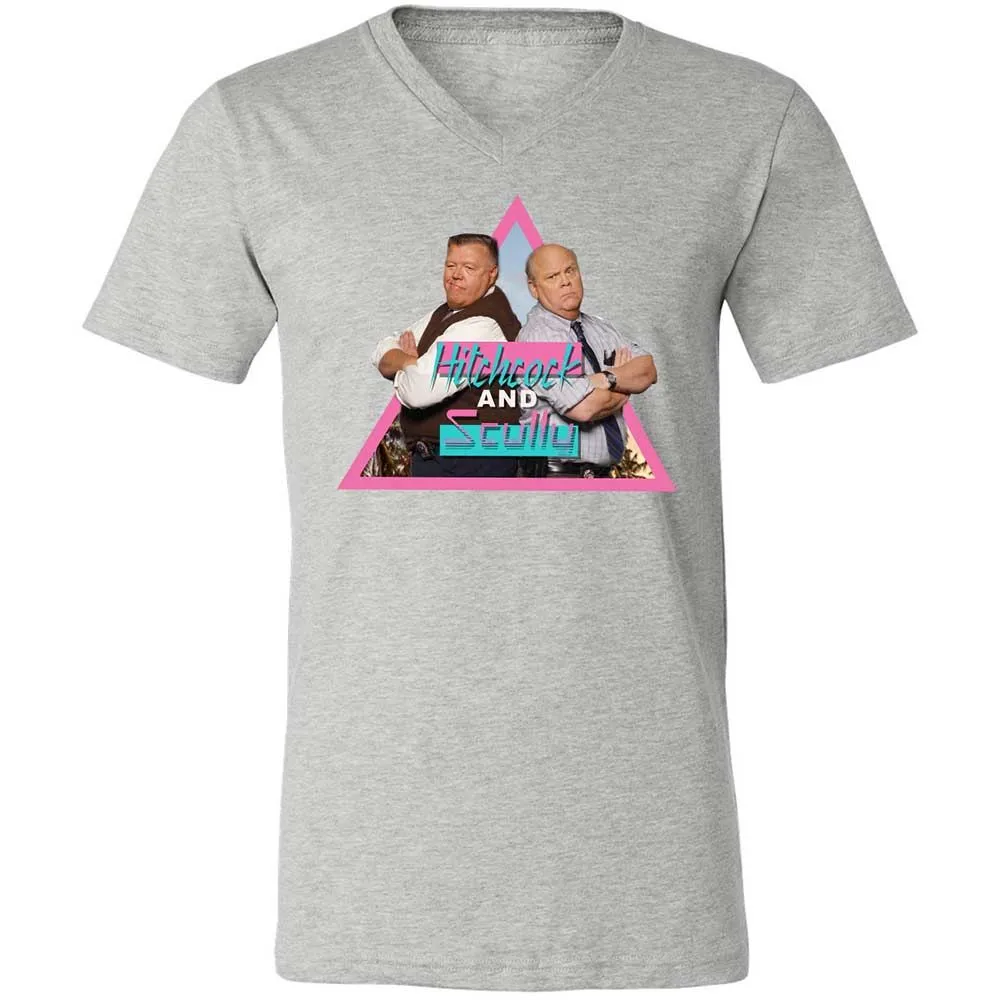 Unisex V-Neck T-Shirt - H5GK2YRW - Athletic Heather - 2