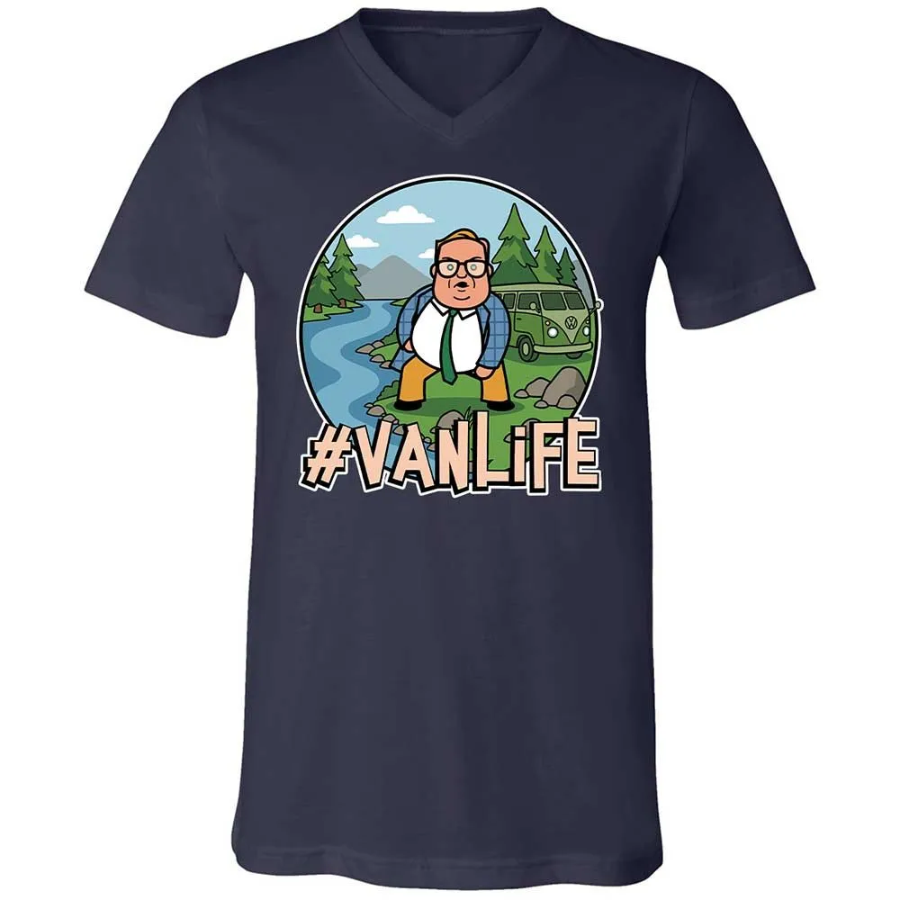 Vanlife living in a van down by the river - Navy - 2