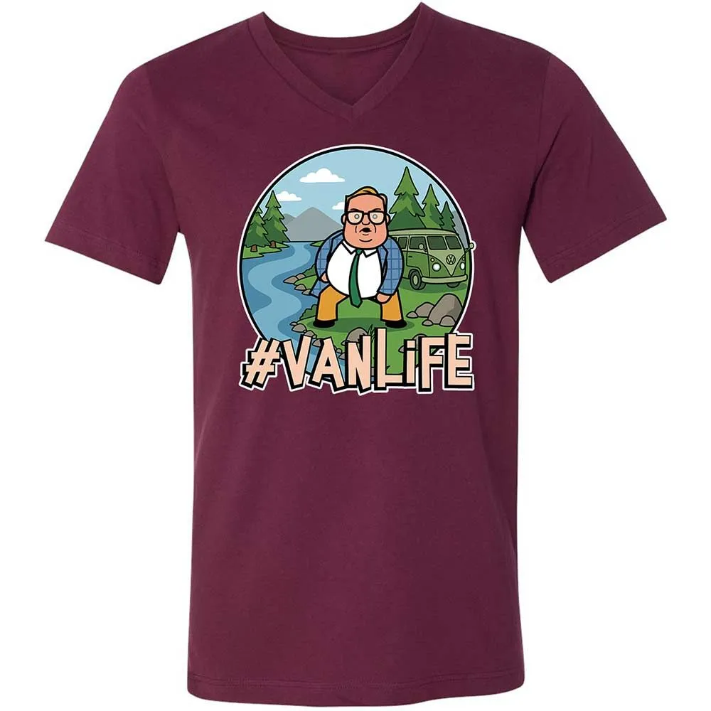 Vanlife living in a van down by the river - Maroon - 8