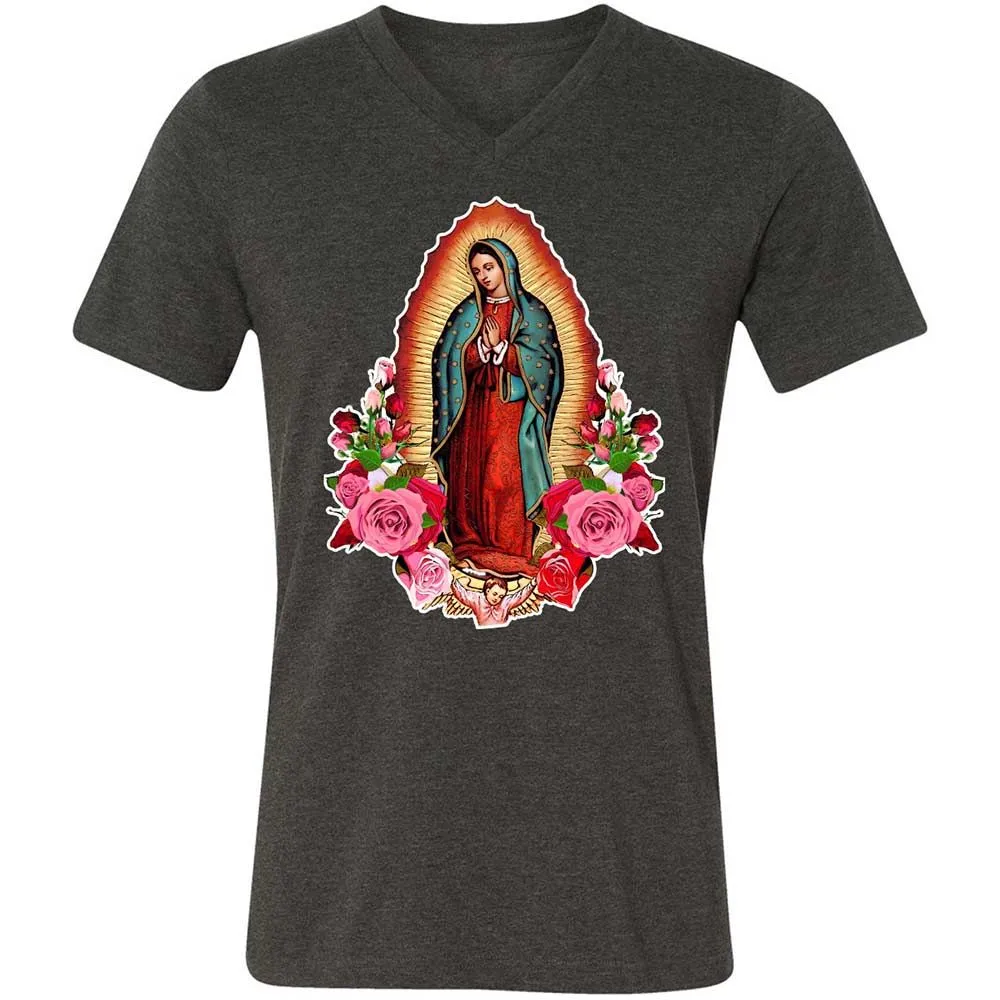 Our Lady of Guadalupe - Dark Grey Heather - 8