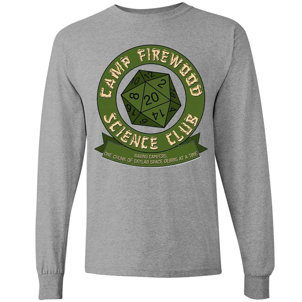 Camp Firewood Science Club - Sport Grey - 3