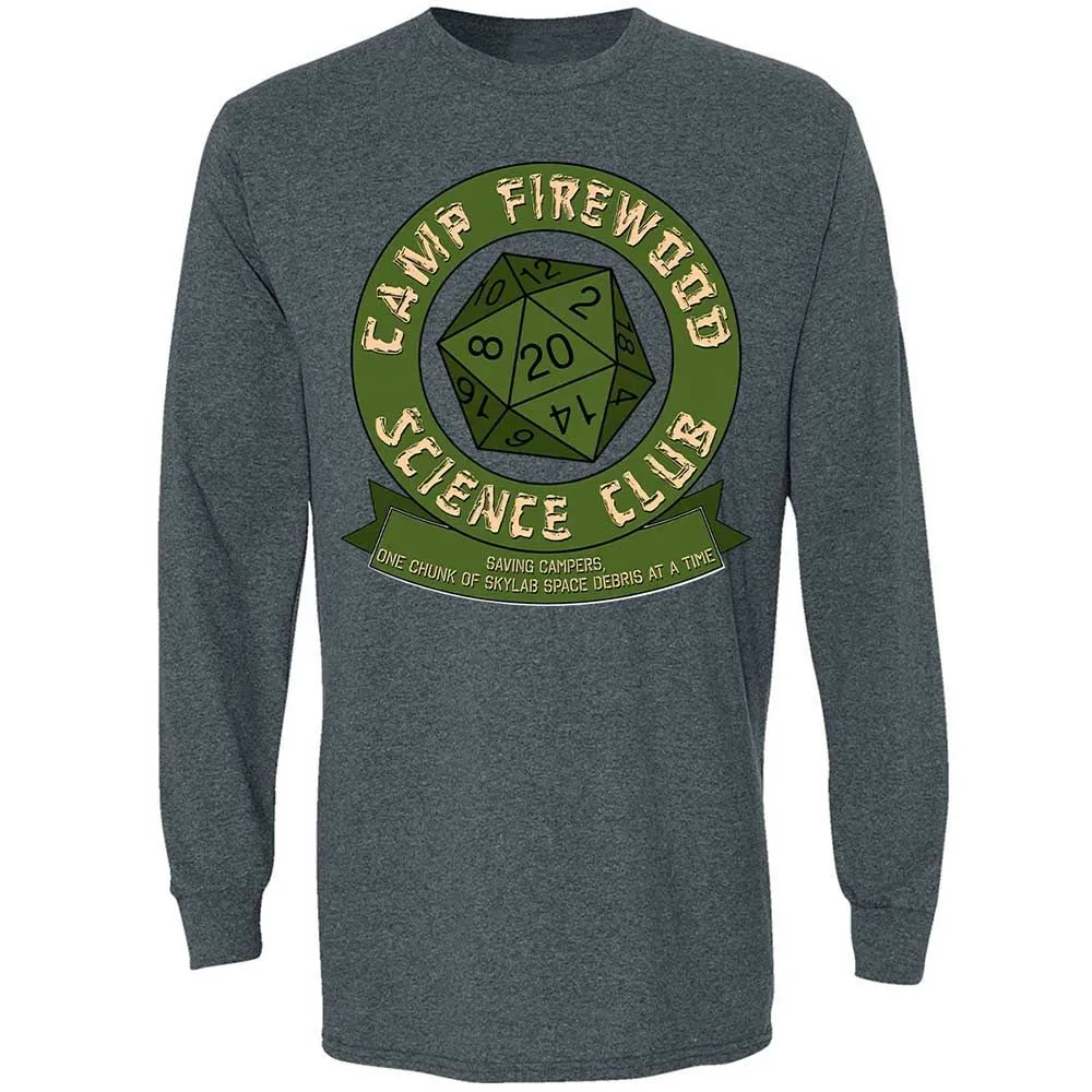 Camp Firewood Science Club - Dark Heather - 15