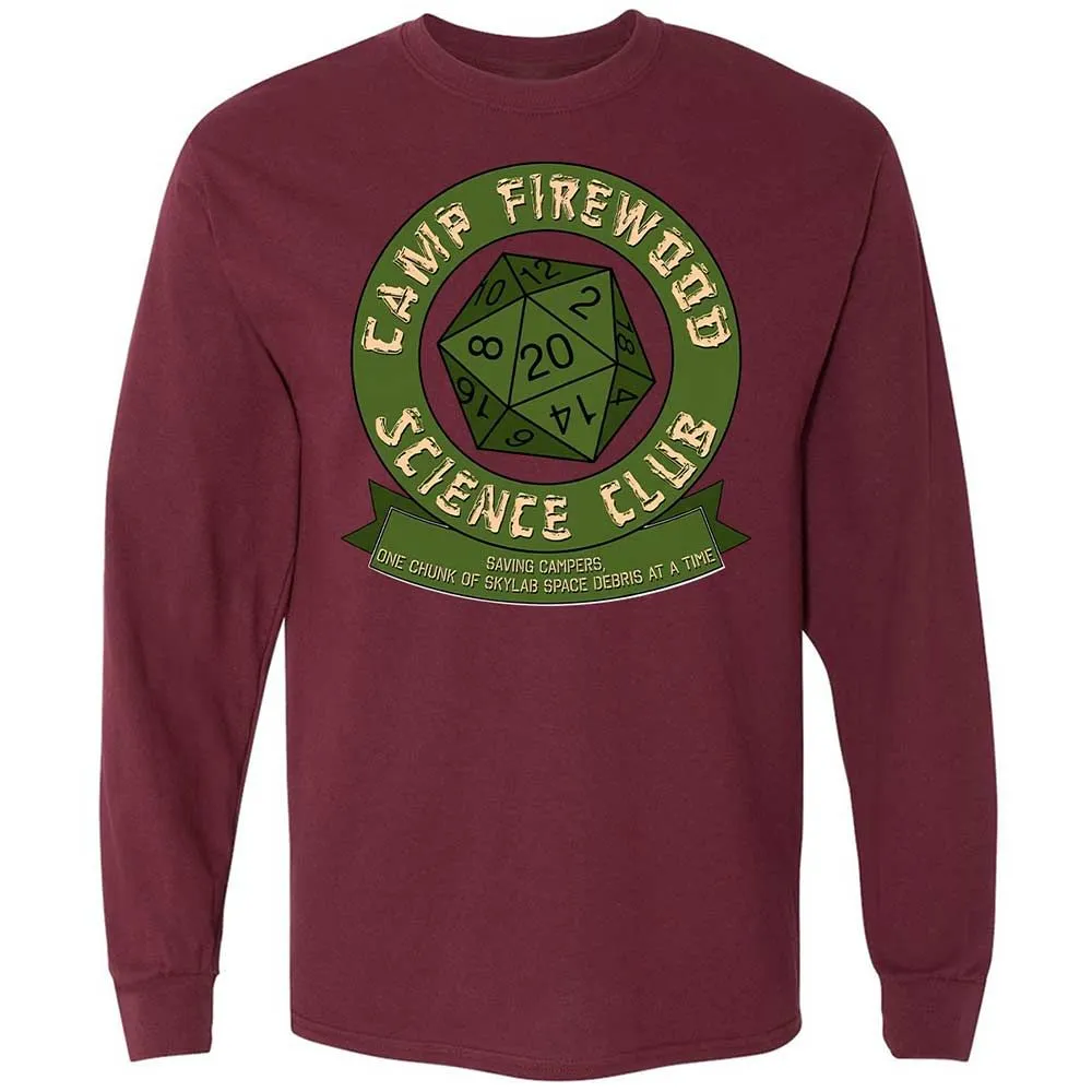 Camp Firewood Science Club - Maroon - 16